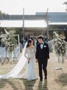 outdoor wedding ceremony